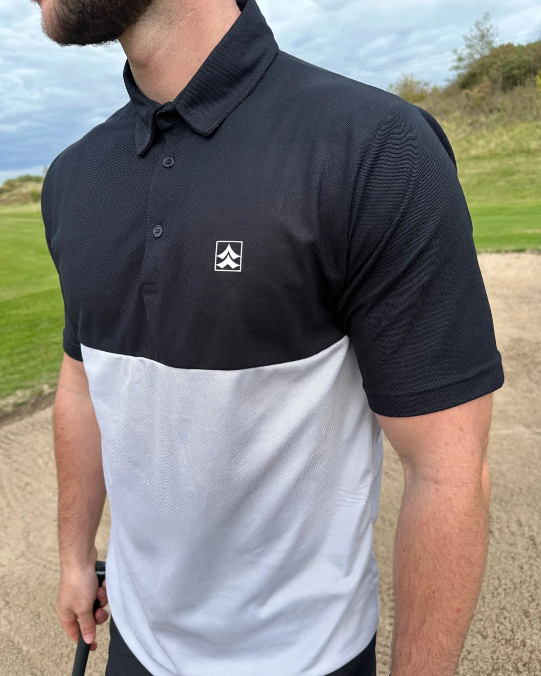 NOVUS GOLF Heritage Polo - Black / Slate