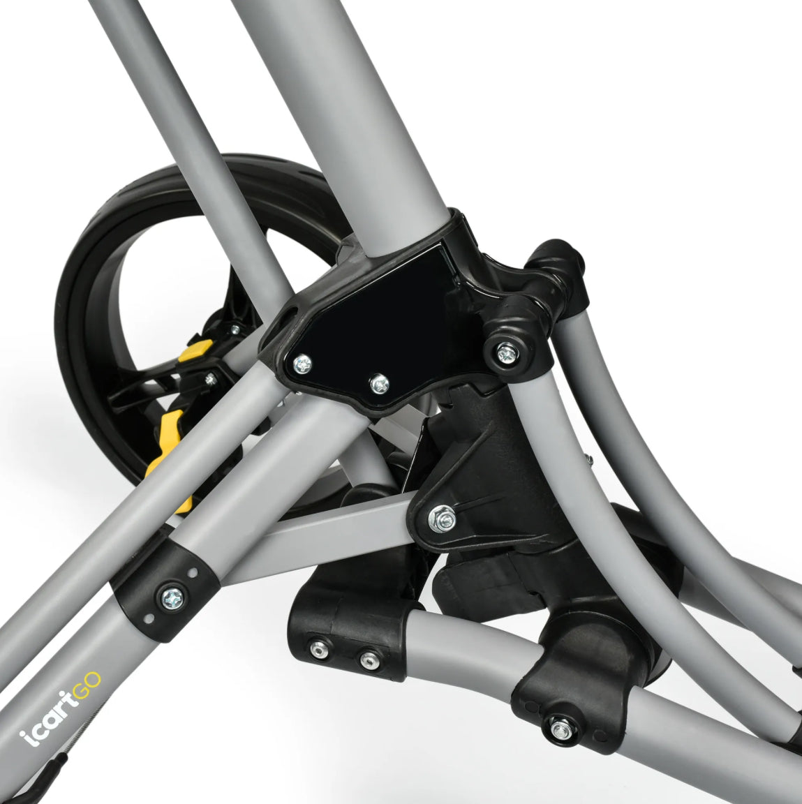 iCart Go - 3 Wheel Push Trolley Grey/Black