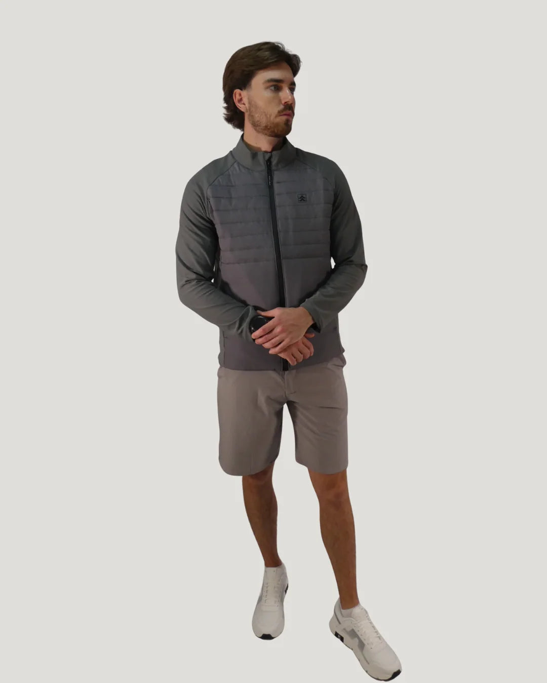 NOVUS GOLF Element Zip Jacket - Graphite