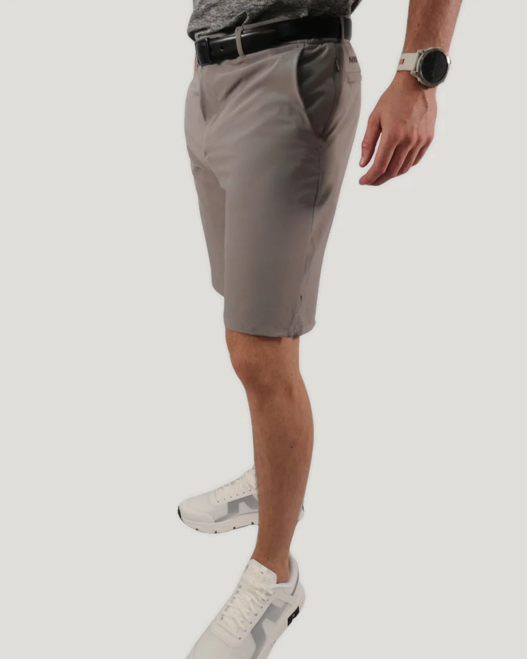 NOVUS GOLF Stretch Tech Shorts - Slate Grey
