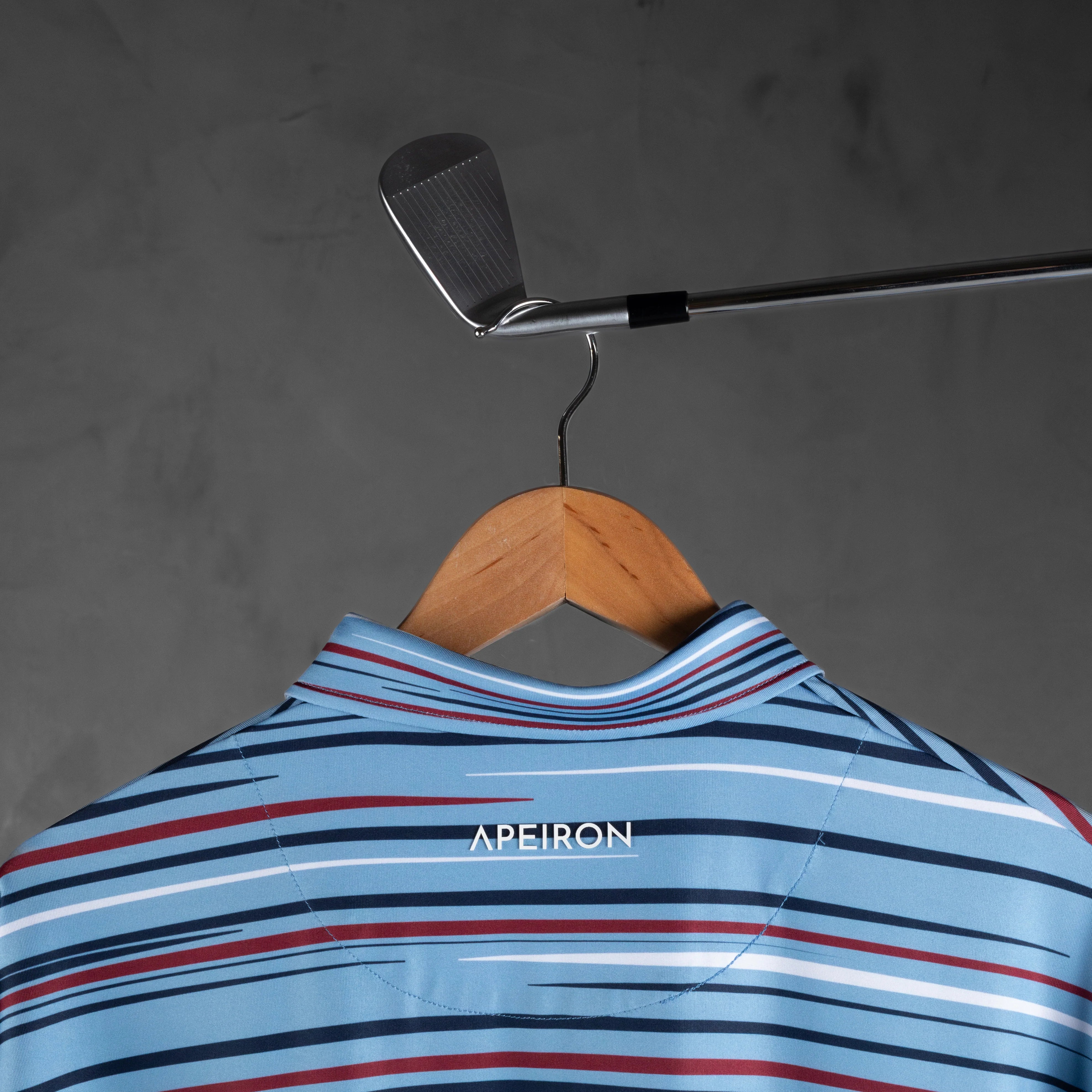 Apeiron Ethos Ember Blue Men's Golf Polo Shirt