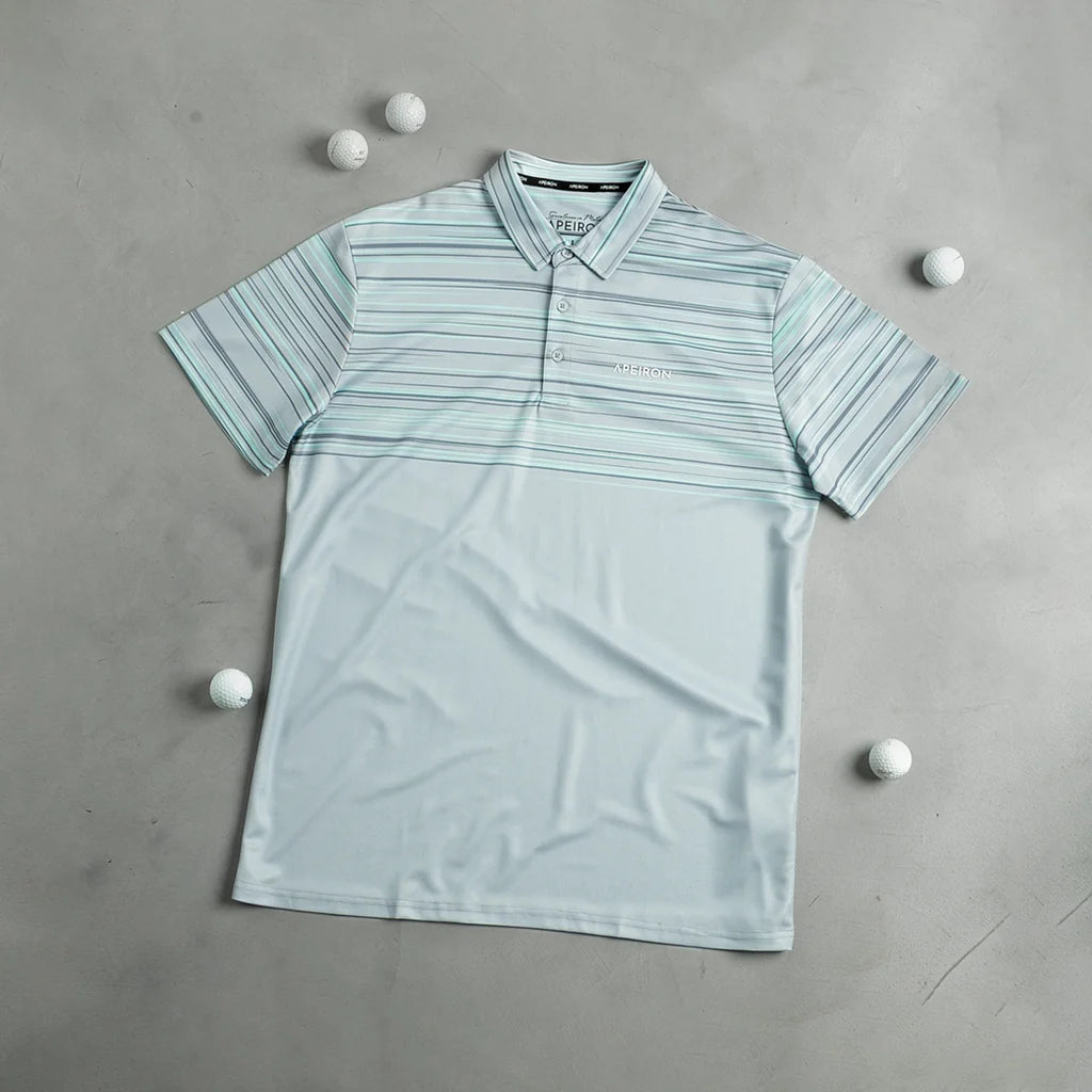 Apeiron Mint Grey Polo