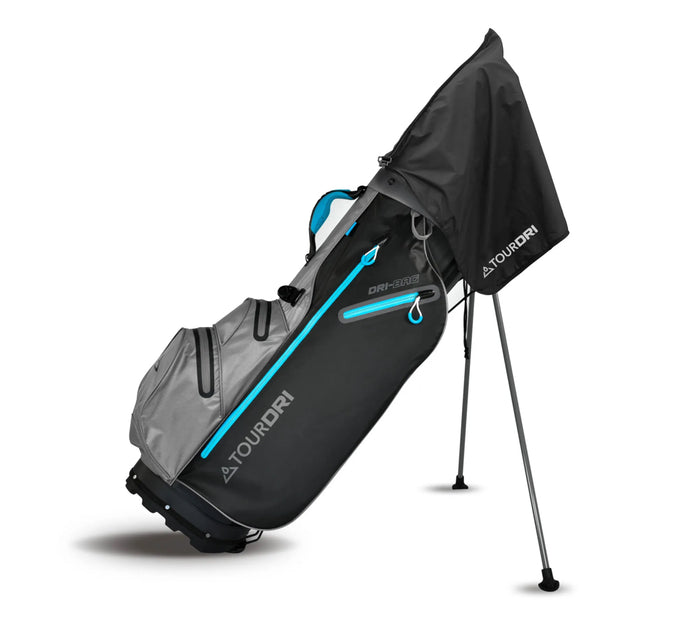 TourDri 2-in-1 Bag Hood & Towel Black