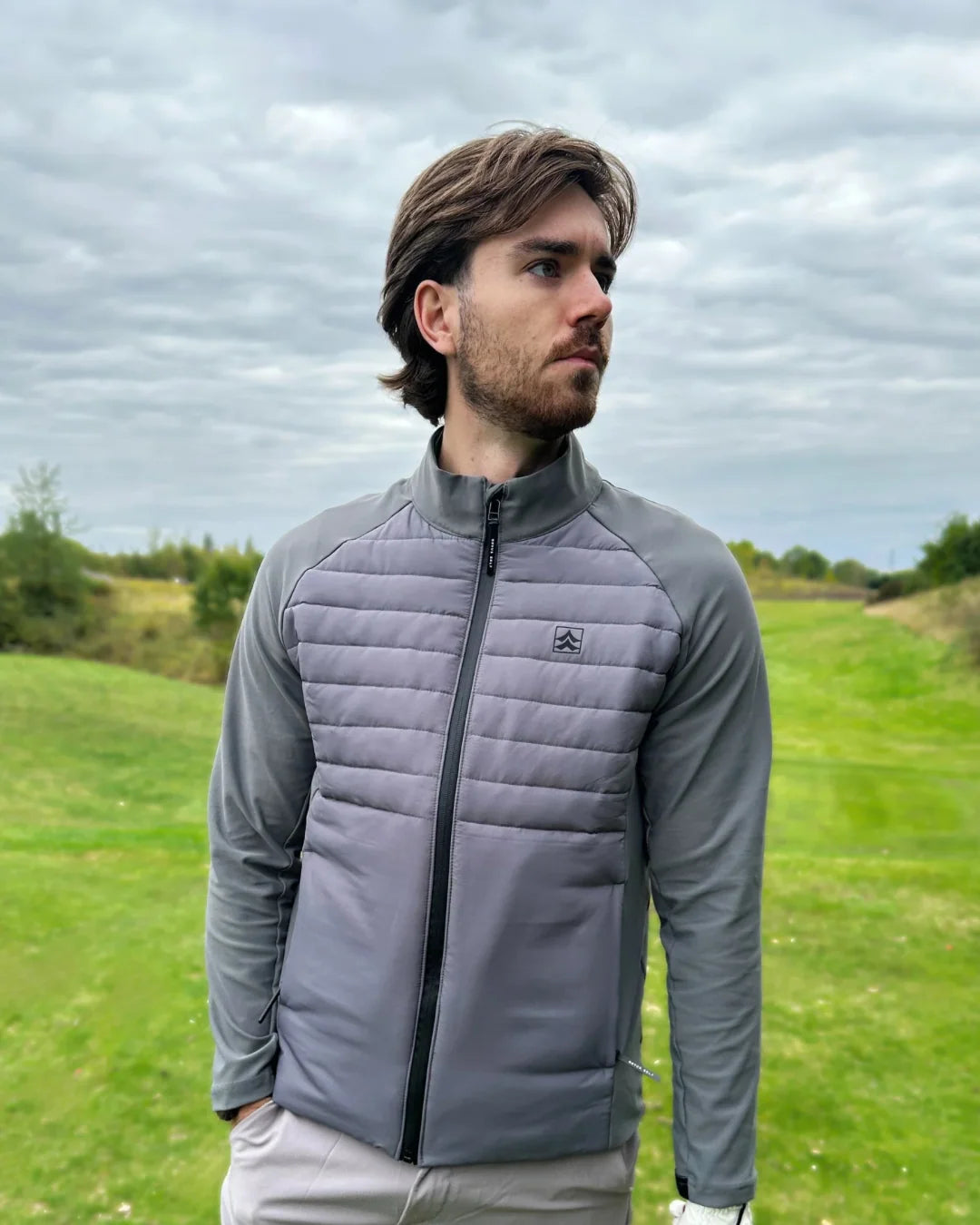 NOVUS GOLF Element Zip Jacket - Graphite