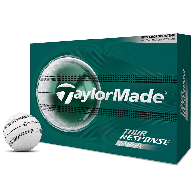 TaylorMade Tour Response Stripe 2026 Golf Balls - White Stripe