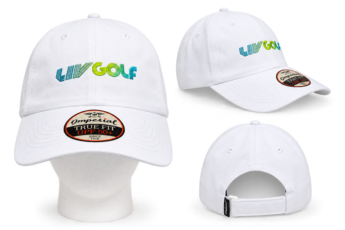 LIV Golf - White/Blue/Yellow Imperial Cap