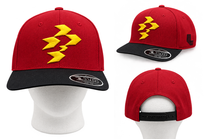LIV Golf - RIPPER GC Red/Yellow/Black Cap