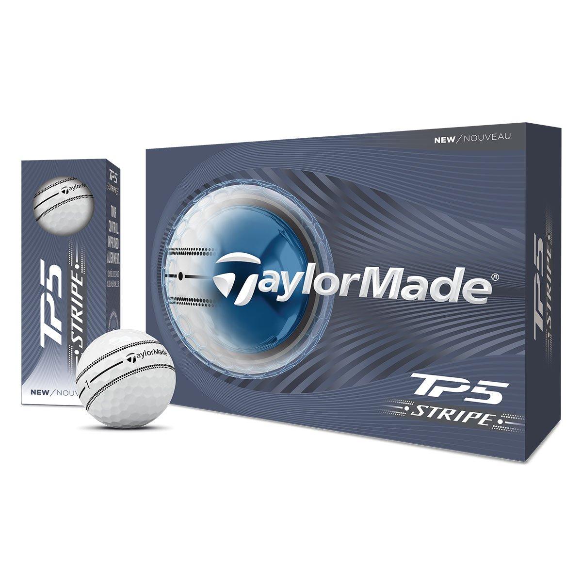 TAYLORMADE TP5 STRIPE 12 GOLF BALL PACK (2026 MODEL)