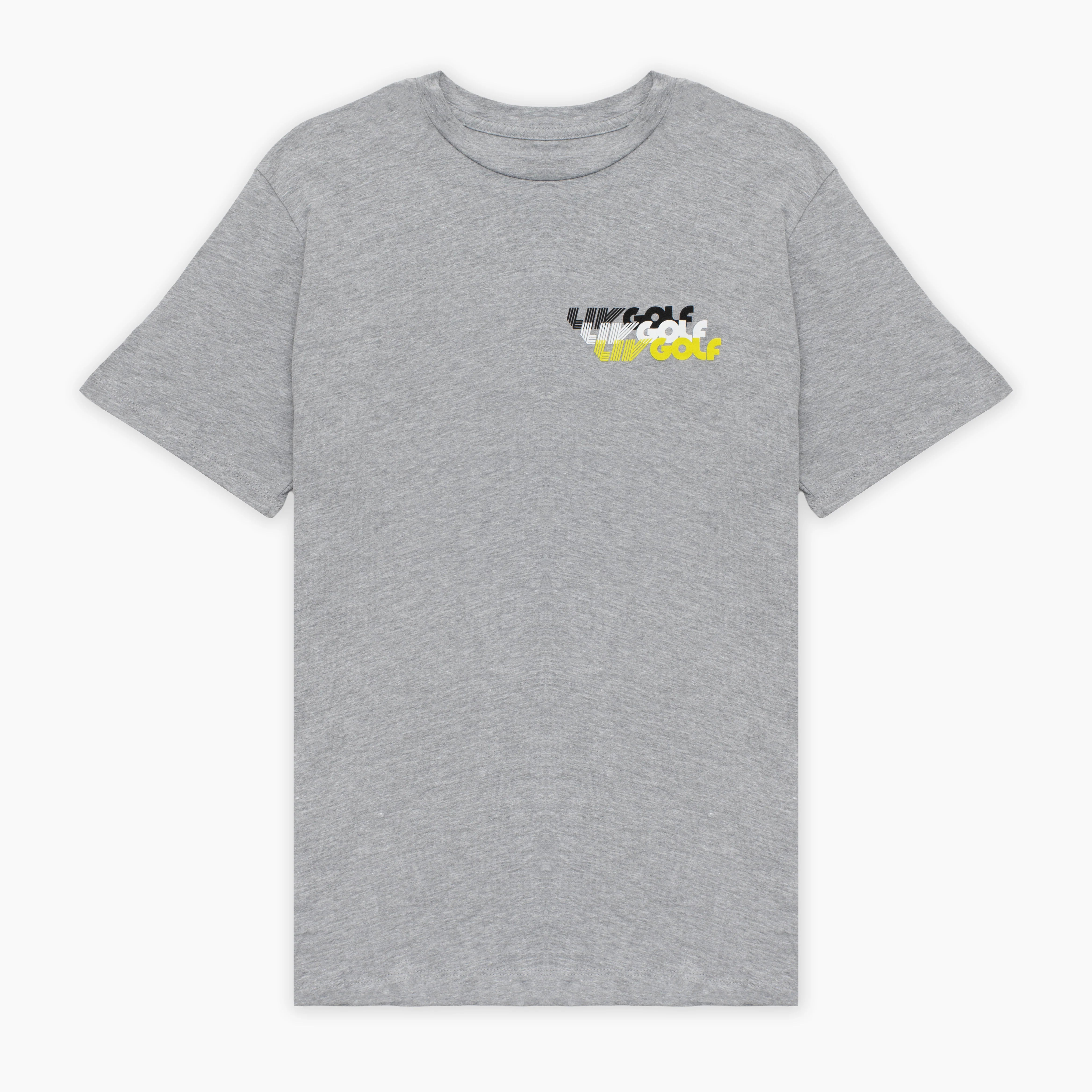 LIV GOLF | MEN'S SCATTER TEE GREY
