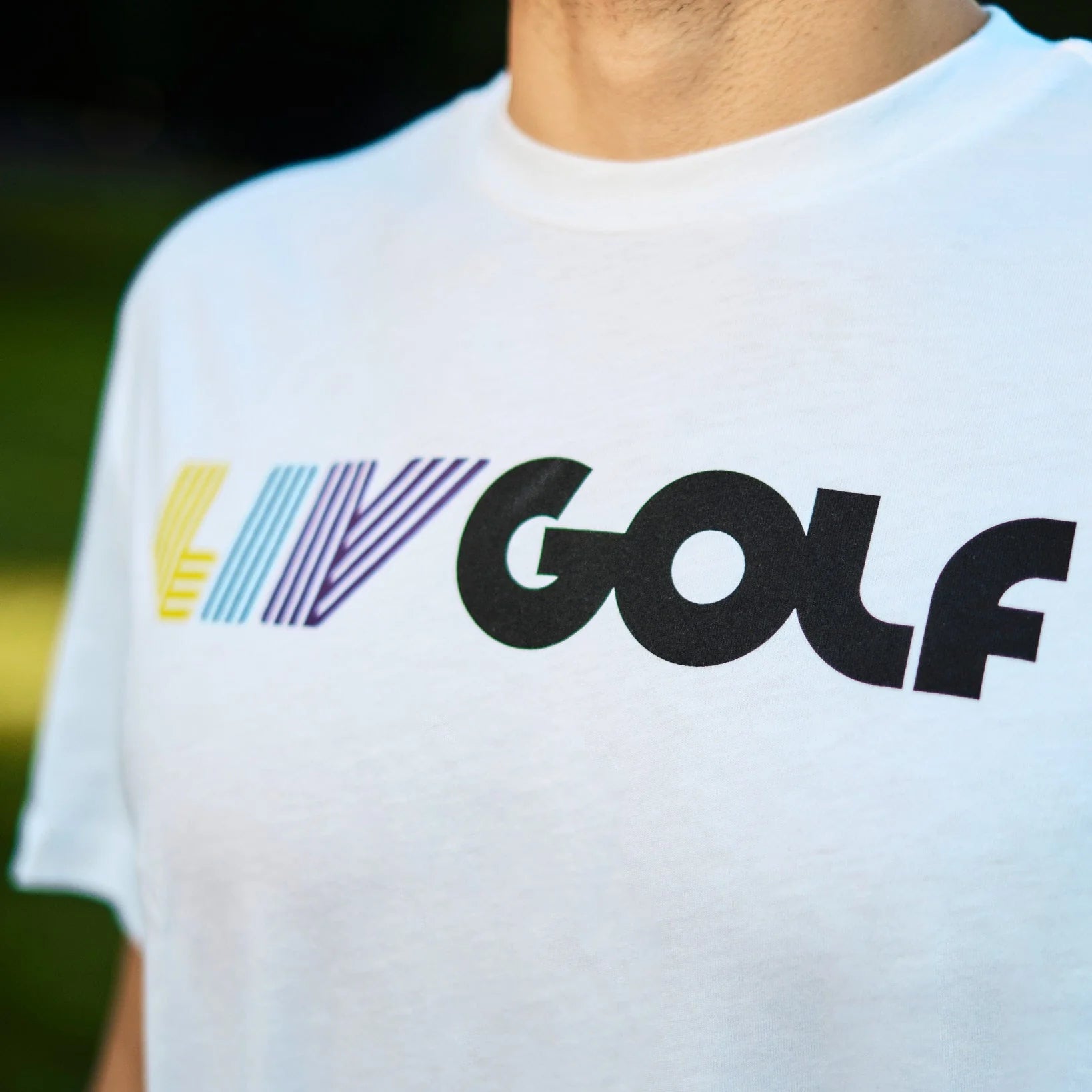 LIV GOLF | TRI-COLOR LOGO TEE