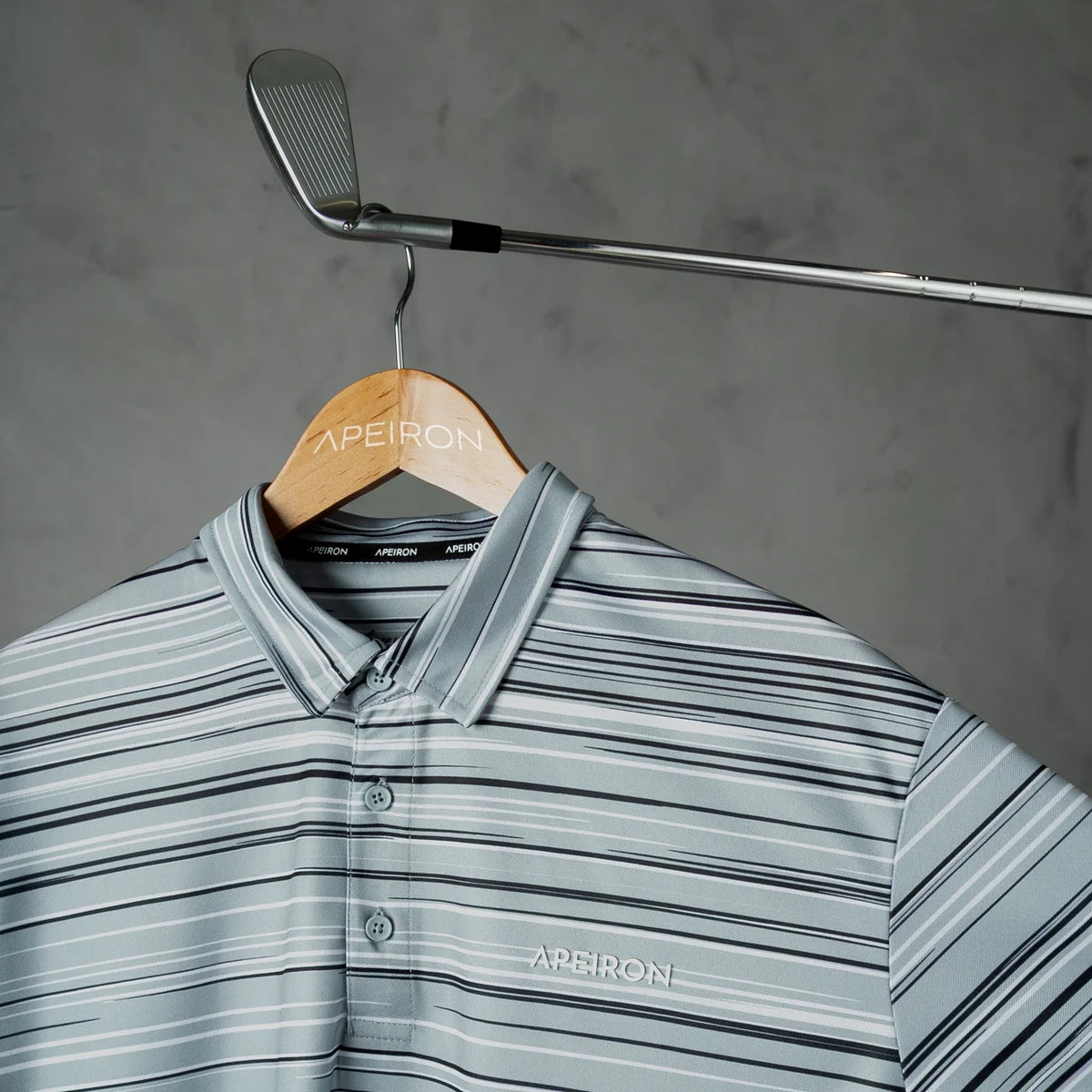 Apeiron Charcoal Grey Polo