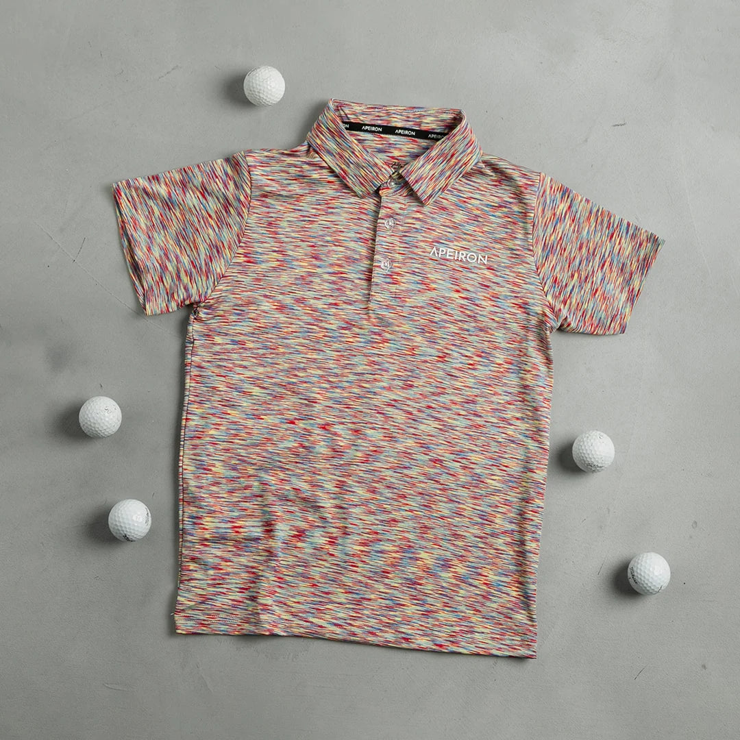 Apeiron Space-Dye Red Polo