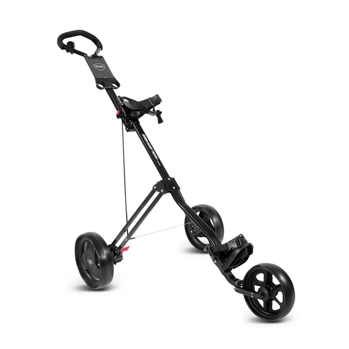 Masters 3 Series 3 Wheel Push Trolley Black