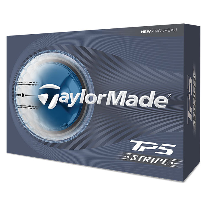 TAYLORMADE TP5 STRIPE 12 GOLF BALL PACK (2026 MODEL)