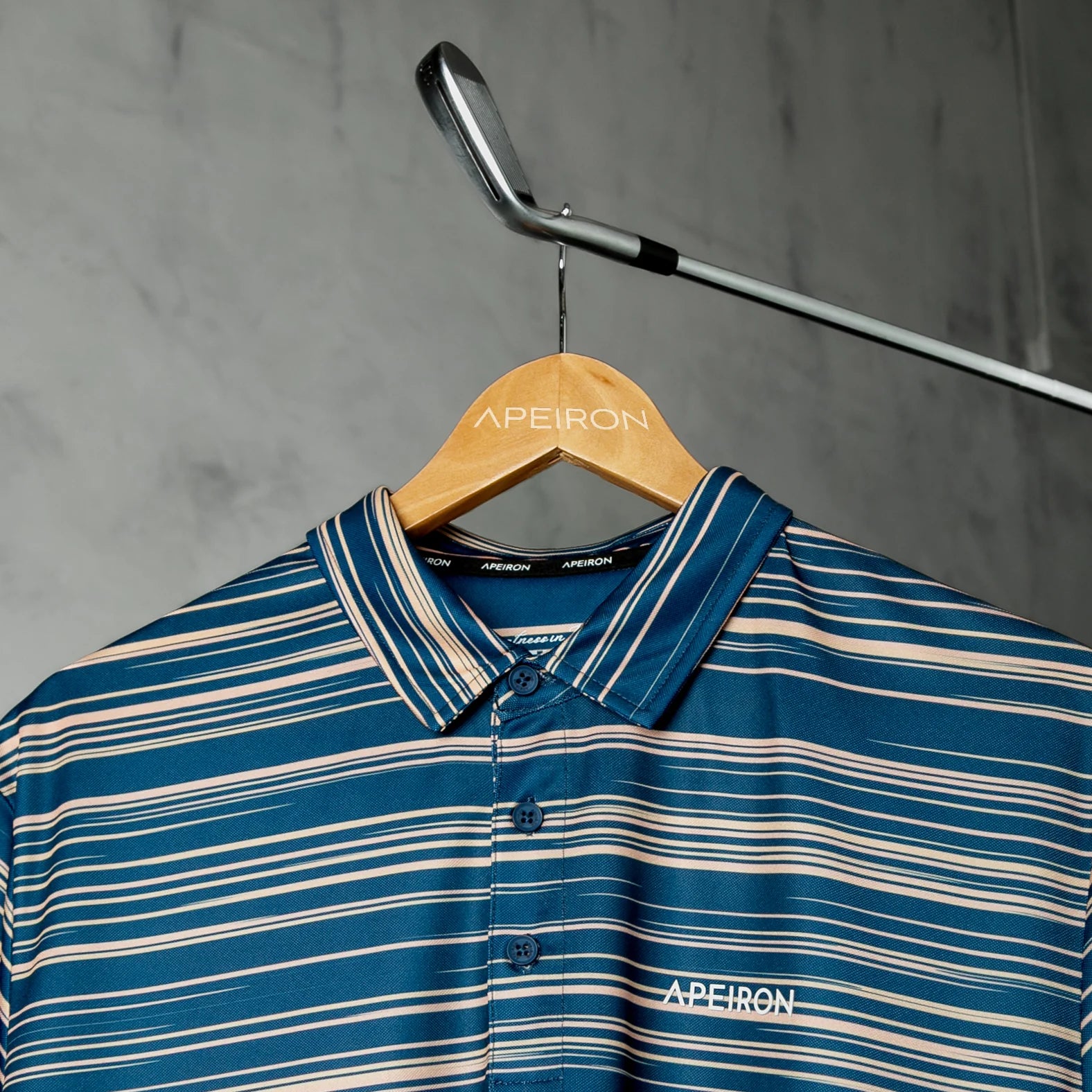 Apeiron Vibrant Blue Polo