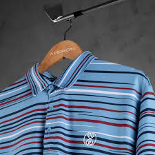 Apeiron Ethos Ember Blue Men's Golf Polo Shirt