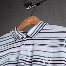 Apeiron Ethos Glacier Grey Men's Golf Polo Shirt