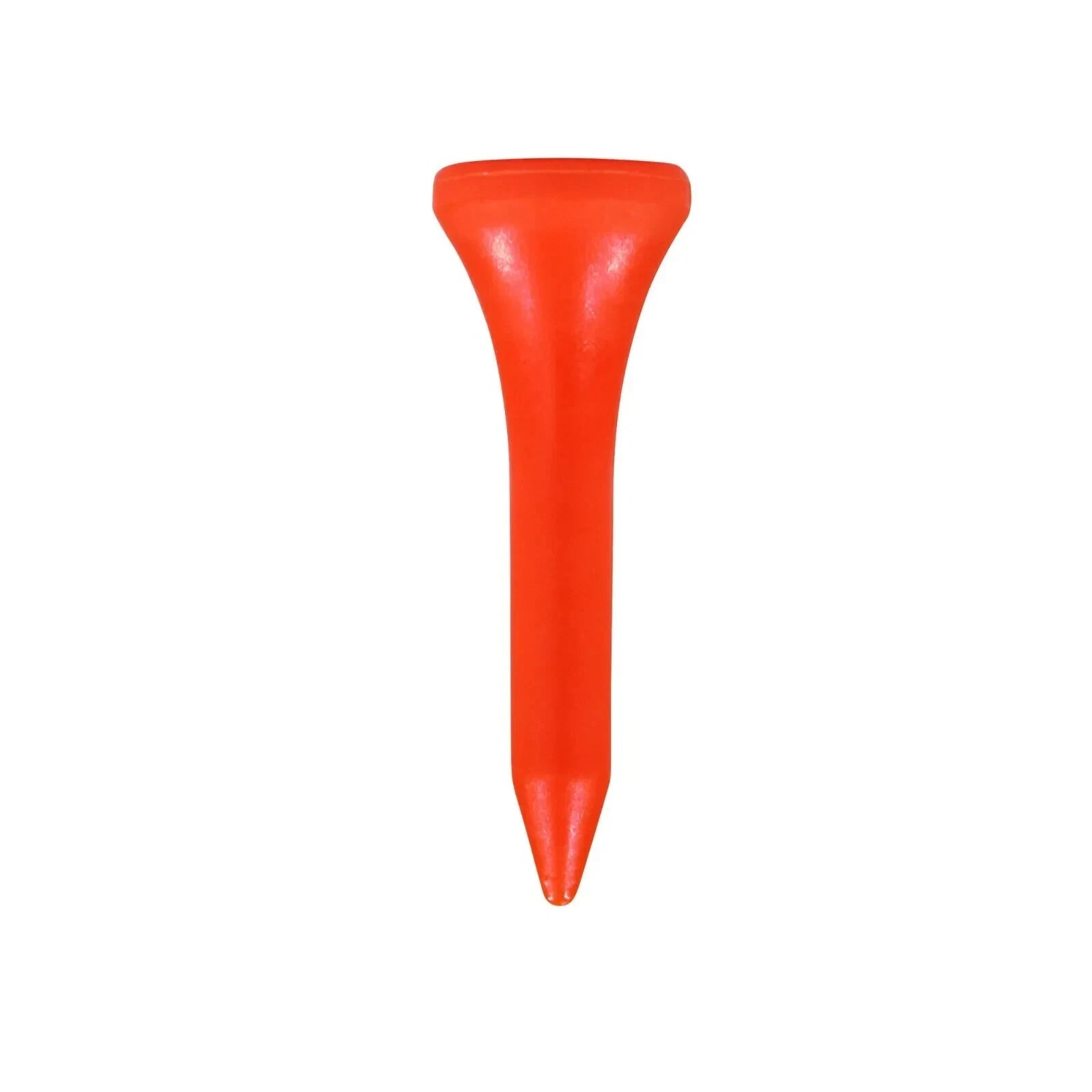 Masters Golf Straight Short Plastic Tees Red 32mm 1 1/4" x 50 Tee Pack