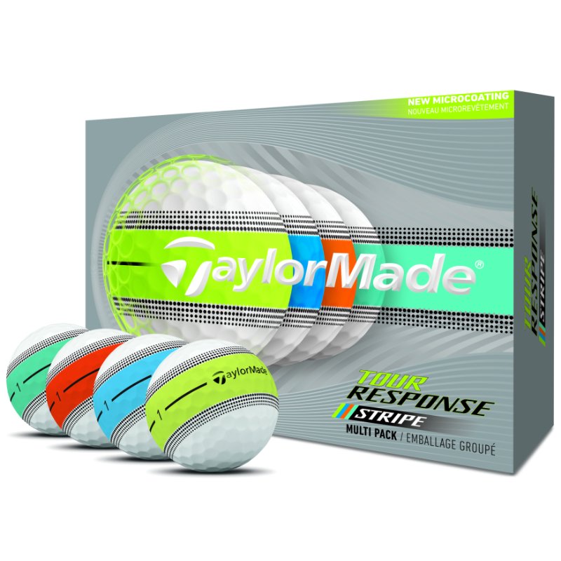 TaylorMade Tour Response Stripe 2026 Golf Balls - Multi Pack